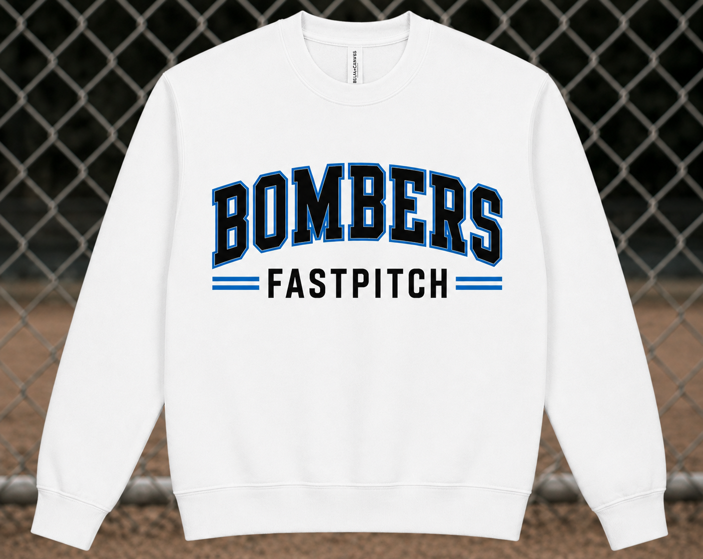 Bombers Fastpitch Arch Crewneck Sweatshirt