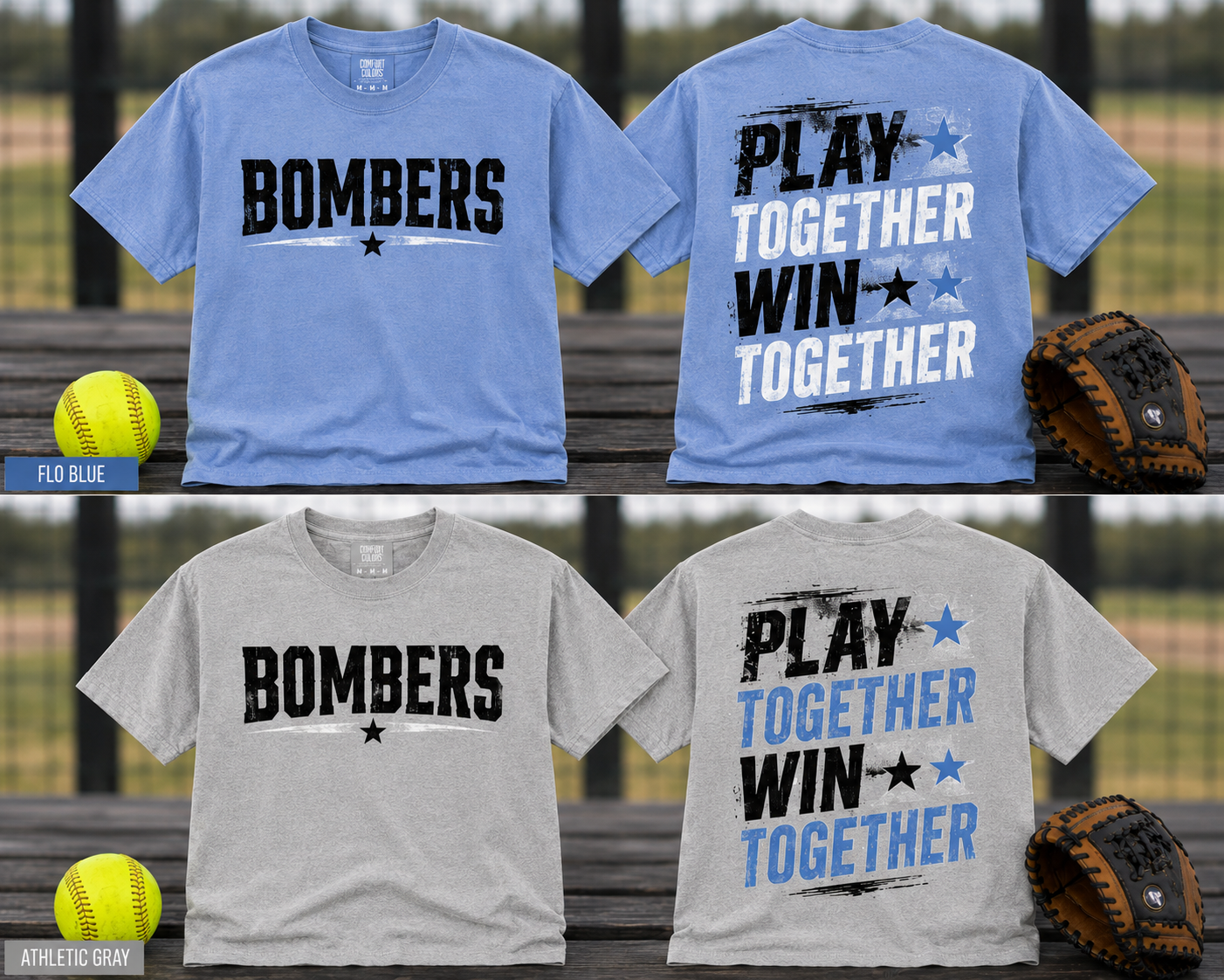 Bombers Play Together Win Together Tee