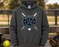 Bombers Fastpitch Crossed Bats Hoodie