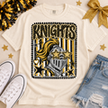 Knights Mascot Comfort Colors Tee