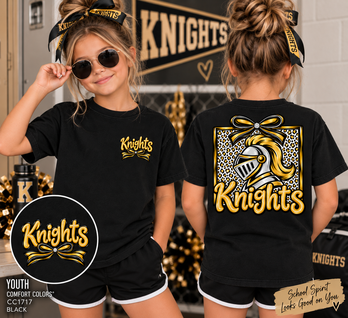 Knights Youth Spirit Tee – Comfort Colors CC1717